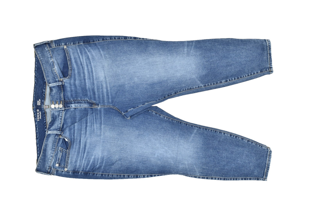 Torrid Jeggings Super Soft Jeans Plus Size 28 #FeelTheFit Blue Denim